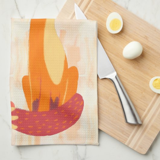 Bossen najaar theedoek (Quarter Fold)