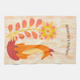 Bossen najaar theedoek