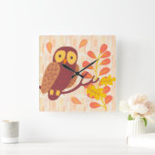 Bossen najaar vierkante klok (Huis)