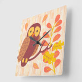 Bossen najaar vierkante klok (Hoek)