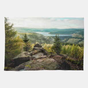 Bossen   Ore Mountains Duitsland Theedoek