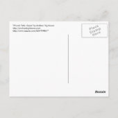 Bossen pad—Sepia Briefkaart (Achterkant)