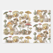  bossen paddenstoelen inpakpapier vel (Voorkant 2)