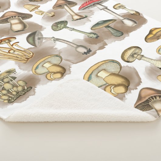  bossen paddenstoelen sherpa deken (3/4)