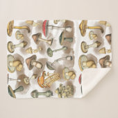  bossen paddenstoelen sherpa deken (Voorkant (horizontaal))