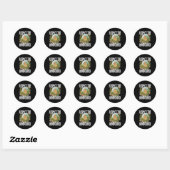 Bossen Respecteer De Bosmarmot _2 Ronde Sticker (Vel)