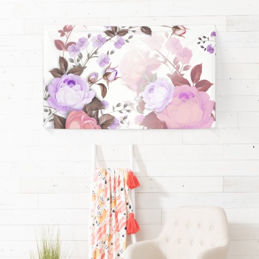 Bossen rozen 5 spandoek (Insitu)