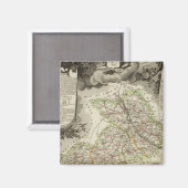 Bossen, steden en gemeenten magneet (Voorkant / Achterkant)
