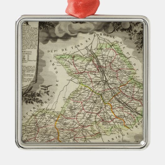 Bossen, steden en gemeenten metalen ornament (Voorkant)