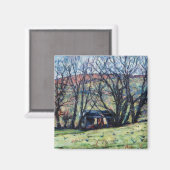 Bossen stijgen 2009 magneet (Voorkant / Achterkant)