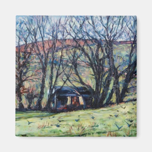 Bossen stijgen 2009 magneet (Voorkant)