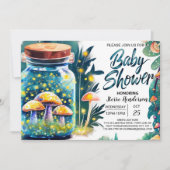 Bossen Toadstool Baby shower Kaart (Voorkant)