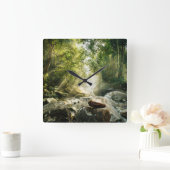 Bossen | Tropisch Oerwoud Vierkante Klok (Huis)