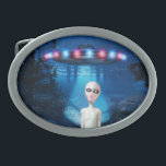 Bossen UFO naadloze aantoning sluiting Gesp<br><div class="desc">Een netelige ontmoeting met een ufo in het bos.</div>
