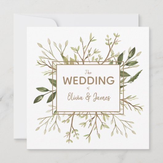 Bossen - Uitnodiging tot groen en timeshout (Voorkant)