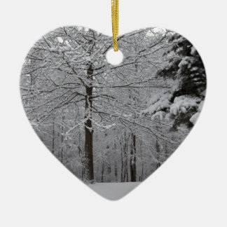 Bossen-Uitzicht Keramisch Ornament