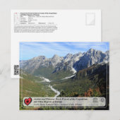 Bossen van beuken van de Oudheid en de Primeval -  Briefkaart (Voorkant / Achterkant)