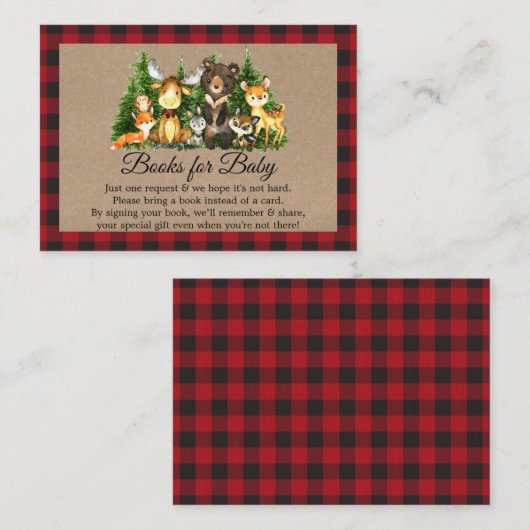 Bossen van bossen informatiekaartje (Voorkant / Achterkant)