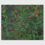 Bossen van Camouflage Pixels Cadeaupapier (Vlak)