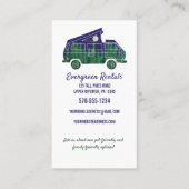 Bossen van Camper Van Camping Thmed Visitekaartje (Voorkant)