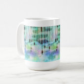 Bossen van de bomen koffiemok (Voorkant links)