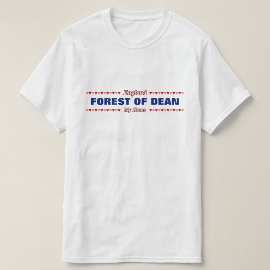 BOSSEN VAN DEAN - Mijn thuisland - Engeland; Harte T-shirt (Design voorkant)