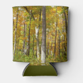 Bossen van geelbladeren Autumn Landschap Blikjeskoeler (Voorkant)