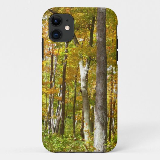 Bossen van geelbladeren Autumn Landschap Case-Mate iPhone Case (Achterkant)
