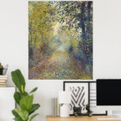 Bossen van Pierre-Auguste Renoir Poster (Thuiskantoor)