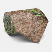 Bossen van roodbossen blazen bomen die Stropdas aa (Opgerold)