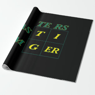 Bossen van tijgergeit cadeaupapier