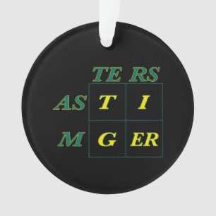 Bossen van tijgergeit ornament