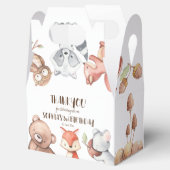 Bossen verjaardag gepersonaliseerd bedankdoosjes (Geopend)