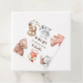 Bossen verjaardag gepersonaliseerd bedankjes labels (In situ)