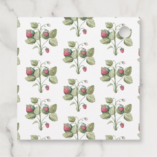 Bossen verjaardag gepersonaliseerd bedankjes labels (Achterkant)