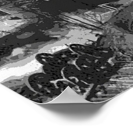 BOSSEN VOOR OLIELVELD VAN HOUTDERRIKKS POSTER (Hoek)