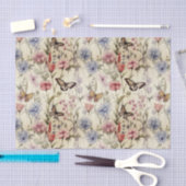 Bossen Wildbloemen en Vlinders Decoupage Tissuepapier (Craft)