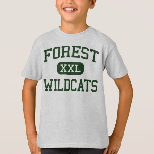 Bossen - Wildcats - High School - Ocala Florida T-shirt (Voorkant)