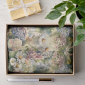 Bossen, wilde herten, flora en fauna tissuepapier (Geschenk)