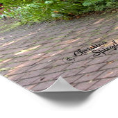 Bossenbos met tropische planten Poster (Hoek)