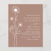 Bossenbrochure - minimalistische botanische flyer (Voorkant)