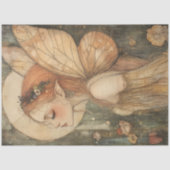  Bossenfee met Bloemenkroon Decoupage Tissuepapier (Voorkant)