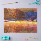 Bossenherfst 14 debetpapier voor de Waterverf Tissuepapier (Craft)