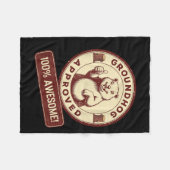 Bossenmurk Goedgekeurd 100% Geweldig Grappig Vinta Fleece Deken (Voorkant (Horizontaal))