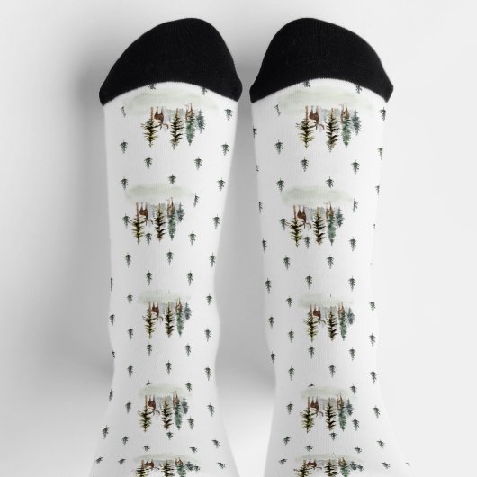 Bossenrendierbos Sokken (Top)
