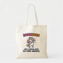 Bossicorn als een normale baas boodschappentas