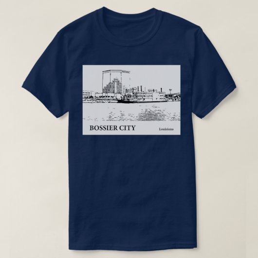 Bossier City Louisiana TShirt - 2 (Design voorkant)