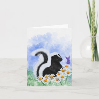 Bosskink in Daisyweide Kleine Wenskaart Bedankkaart