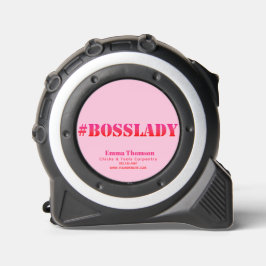 #BossLady - Leuk citaat roze & rood ombre Rolmaat