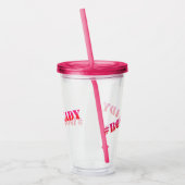 #Bosslady - Leuk Girlpower Quote Acryl Drinkbeker (Links)